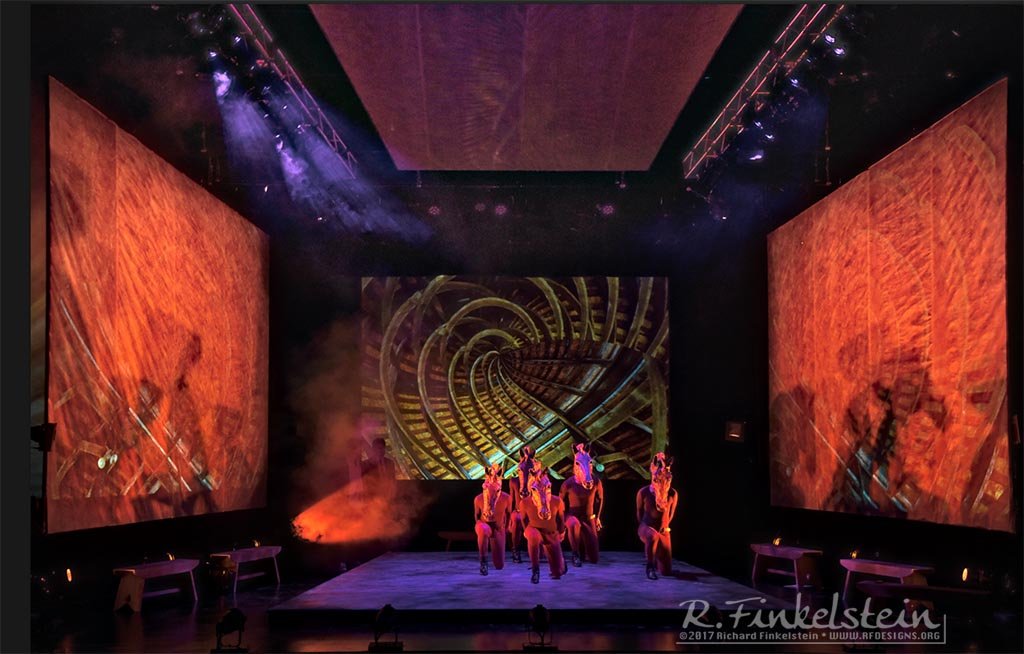 Equus Scenic Design by Richard Finkelstein JMU Theatre